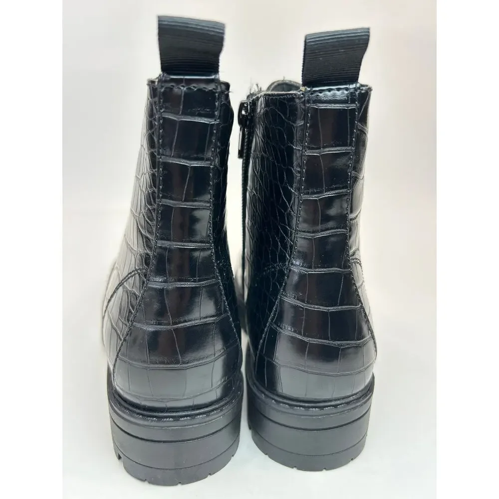 I.N.C. Ariana Black‎ Croc Size 1 M